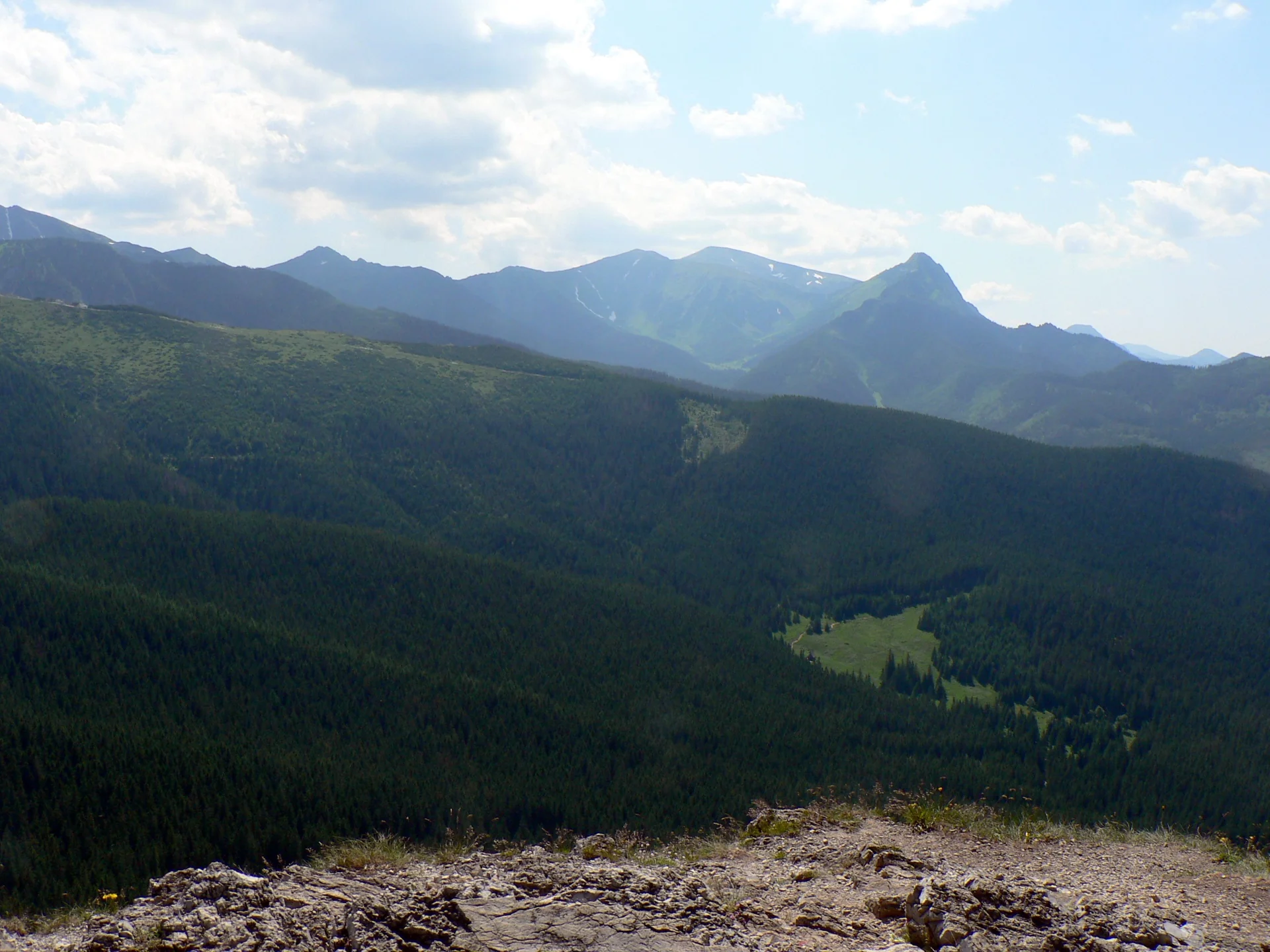 Panorama Tatr z Wielkiego Kopieńca